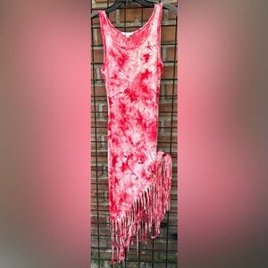 5th & Love Red Tie-Dye Dress